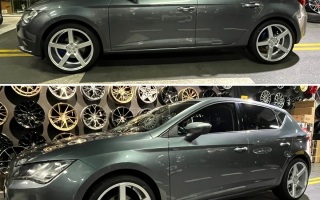 SPACWHEELS,SPAC,CW05,HYPER SILVER,SEAT,LEON