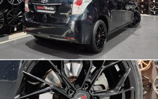 SPAC,SPACWHEELS,SW33,PW33,BLACK,TOYOTA,VERSO