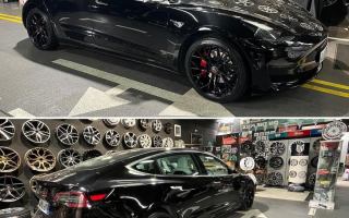 SPAC,SPACWHEELS,SW33,PW33,BLACK,TESLA,MODEL 3