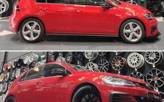 SPACWHEELS,SPAC,RW22,SW22,VW,GOLF,MK7,BLACK