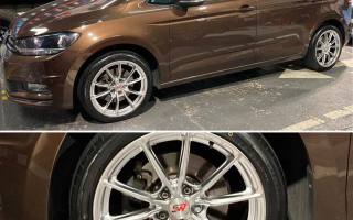 SPACWHEELS,SPAC,SW11,HYPER SILVER,VW,TOURAN