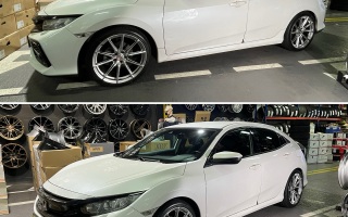 SPACWHEELS,SPAC,HYPER SILVER,SW11,HONDA,CIVIC